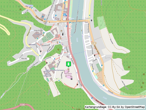Lageplan der Reichsburg Cochem